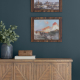 Mount Etna paint color showcased in a cozy fall interior by Hands On Painters Inc.